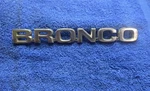 Ford Oem 1980-1986 Bronco Front Driver Side Fender Emblem Badge Logo Name. Fixed Price $39.99.