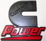 1 Cummins Emblem Decal Power Diesel Gear Kenworth Peterbilt Volvo Ford. Fixed Price $10.39.
