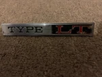 1975-76 Chevrolet Camaro Type Lt Rear Body & Sail Panel Emblem # 9633382 1695874. Fixed Price $5.00.