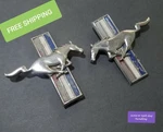 Vintage Ford Mustang Emblems, Pair, Oem, C4ZB16C228-B Lh, C4ZB16C229-B Rh. Fixed Price $23.99.
