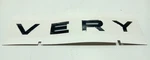 Land Rover Discovery Sport L550 Front Black Name Plate Genuine LR063649. Fixed Price $80.60.