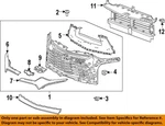 Gm Oem 19-23 Blazer Front Bumper Grille Components-nameplate 84188521. Fixed Price $46.48.