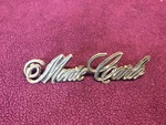 1973 1977 Chevy Monte Carlo Fender Emblem Oem Gm 328945 73-77. Fixed Price $31.45.