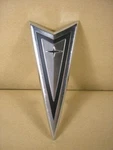 1964 Pontiac Fullsize Trunk Arrowhead Emblem, C4438272R. Fixed Price $50.00.