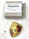 New Genuine Porsche Hood Emblem Crest 911 Boxster Cayenne Panamera 99155921100. Fixed Price $97.54.