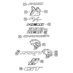 Mopar Front Srt Nameplate. Fixed Price $104.11.