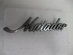 Amc" Matador" Emblem Script Logo Trim. Fixed Price $29.00.