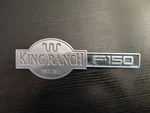2001-2003 Ford F-150 King Ranch Tailgate Emblem Oem 2L34-78402A16-AA. Fixed Price $19.99.