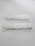 Alfa Romeo Guilia 280HP Veloce Chrome Badge Emblem Set 50544414. Fixed Price $75.00.