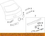 Gm Oem 10-14 Cts Trunk Lid Exterior Trim-nameplate 20850971. Fixed Price $57.48.
