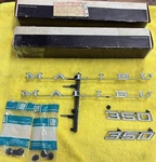 1970 Malibu - Chevelle 350 Gm Nos Fender Emblem Set 3974320 3963233 & Hardware. Fixed Price $379.99.