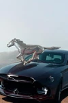 Vintage Oem Ford Mustang Pony Horse Grill Emblem D4ZB-8B073. Fixed Price $37.99.