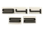 Genuine Porsche "944 S2" Rear Decklid Emblem Logo Black 94455922000. Fixed Price $120.00.