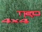 4X4 Trd Emblem Toyota Racing Development 4WD 6032 Tacoma Tundra 4RUNNER Land Cru. Fixed Price $209.61.