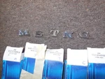 Nos 1971 1972 1973 Ford Mustang Decklid Letters. Fixed Price $69.99.