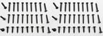 60 Black Restoration Screws! For Amc American Javelin Amx Hornet Etc & Cadillac. Fixed Price $25.00.