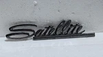 1966 Plymouth Satellite Original Chrome Front Fender Emblem Badge. Fixed Price $29.99.