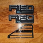 1992- 96 Ford F-150 Xl Fender Emblem Nameplate Set F2TB-16B114-AA-CA Logo Badge. Fixed Price $29.99.