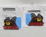New 19-23 Dodge Challenger "scat Pack 392" Hemi Fender Emblems / Nameplates, Oem. Fixed Price $264.95.