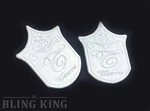 2 Tiarrra Grilles Chrome Badge 3M Self Sticking Emblems. Fixed Price $69.30.