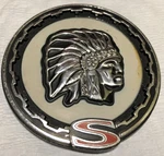 1970 S/1980 Jeep Cherokee Chief C-pillar/front Fender Emblem. Fixed Price $185.00.
