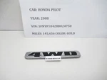 2006-2008 Honda Pilot 4WD Rear Emblum 75719-S9V-A00 Oem. Fixed Price $14.00.