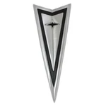 New Trim Parts Front Arrowhead Emblem Badge / For 1968 Pontiac Gto 8160. Fixed Price $53.99.