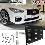 For Infiniti FX35 FX45 G37 Q50 Q60 Front Tow Hook License Plate Mount Bracket. Fixed Price $25.99.