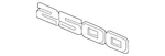 Genuine Gm Nameplate 15117741. Fixed Price $24.49.