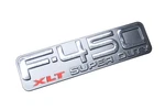 New Oem Ford F81Z-16720-TA F-450 Xlt Super Duty Nameplate Nos. Fixed Price $35.99.