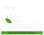 Hyundai 87311-G3100 Tailgate Garnish Plate For 18-20 Elantra Gt. Fixed Price $29.97.