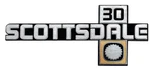 Oer Front Fender "scottsdale 30" Emblem 1981-1988 Chevy Pickup Trucks. Fixed Price $55.98.