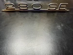 Mercedes W108 W111 280SE Deck Lid Trunk Emblem Badge 1088170315. Fixed Price $75.00.