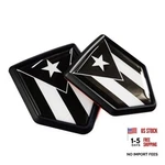 Newperlite Black Puerto Rico Flag Decal Sticker Car Emblem Rican. Fixed Price $22.64.