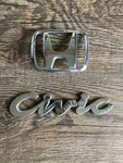 1992-1995 Honda Civic Rear Emblems Oem Badge Plaque Name Trunk Hatch. Fixed Price $49.99.