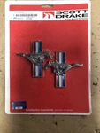 1965 1966 Mustang Fender Emblem Running Horse Stick-on Pair Scott Drake. Fixed Price $40.00.