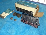 Nos Gm 1975 Nova Custom Emblem Front Ornament Nameplate W/nuts. Fixed Price $29.99.