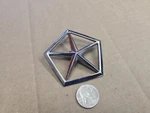 Chrysler Oem Chrome 3" Pentastar Emblem Badge Logo 1841260. Fixed Price $14.99.
