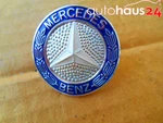 Mercedes Benz Grille Badge Emblem W126 Class Brass & Enamel Genuine New Oem. Fixed Price $368.37.