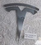 Tesla Model Y Rear Gate Emblem 1607786-00-A Oem Chrome. Fixed Price $21.99.