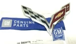 2014-2018 Corvette C7 Front & Rear Crossed Flag Emblem Kit Chrome Oem Gm. Fixed Price $182.98.