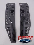 23 Thru 26 Super Duty Oem Ford F-350 Lariat Black Appearance Pkg Fender Emblems. Fixed Price $415.95.