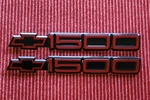 Chevrolet Silverado C1500 Door Badges Emblems Obs Trucks Red Bowtie Set. Fixed Price $48.99.