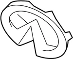 Genuine Infiniti Grille Emblem Bracket 628666HH0A. Fixed Price $43.90.