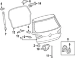 Genuine Volkswagen Emblem 5H0-898-633. Fixed Price $57.46.