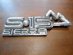 1982 1983 1984 1985 Gmc Sierra S15 S-15 Fender Emblem **heavy Wear**. Fixed Price $39.90.