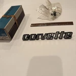 1976 Corvette Early Rear Bumper Emblem Nos Original Gm. Fixed Price $100.00.