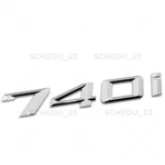 11-15 Chrome 740I Rear Trunk Lid Nameplate Letter Emblem Badge Performance F01. Fixed Price $17.99.