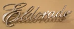 1975 1976 Cadillac Eldorado Quarter Panel 5-1/2" Script Emblem 1701943. Fixed Price $33.99.