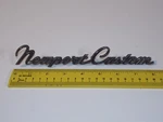 Vintage 1969 Chrysler Newport Custom Front Fender Panel Emblem Script 2901360. Fixed Price $18.00.